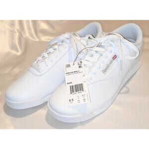 Reebok Princess Classic Women's Sneakers White Training Shoes NWT Size 8.5 Wide